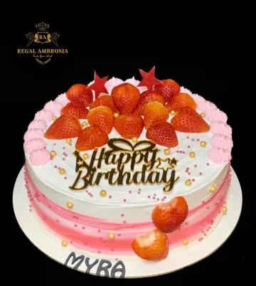 Ra choco strawberry cake